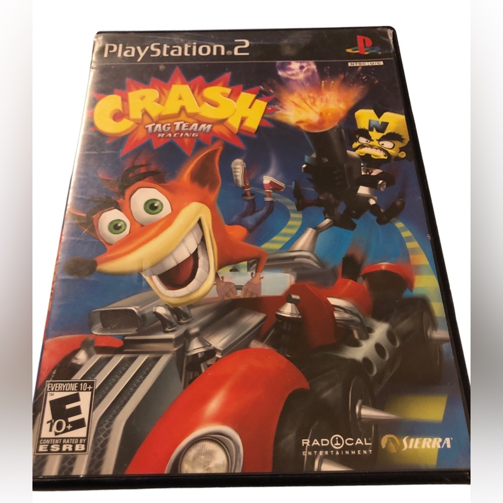 Crash Tag Team Racing (Sony PlayStation 2 PS2, 2005)  Tested no manual